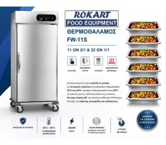 Dynamic FW-11S Τροχήλατος Θερμοθάλαμος 2620W | ROKART-2
